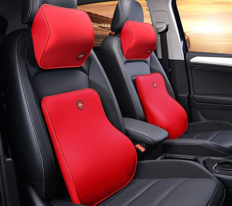 Support lombaire & appuie-tête voiture – Coussin mémoire de forme confort dos et nuque