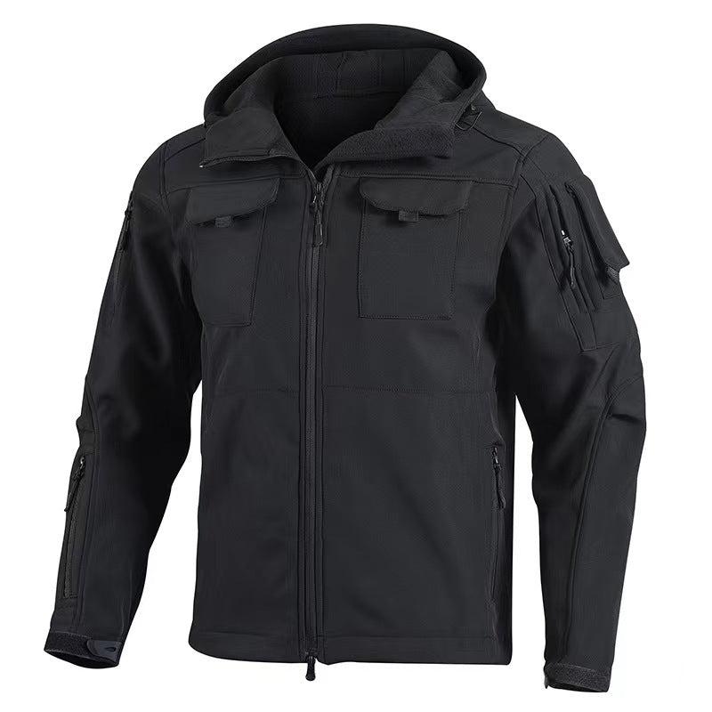 Veste softshell homme imperméable et coupe-vent – Doublure polaire chaude