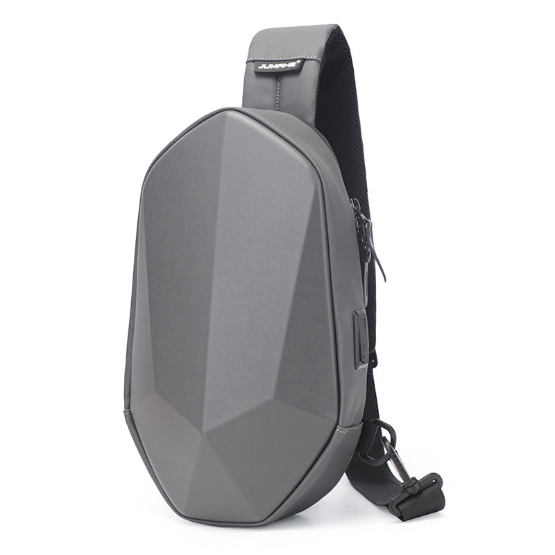 Sac bandoulière sport homme – Sac de poitrine compact pour voyage et plein air