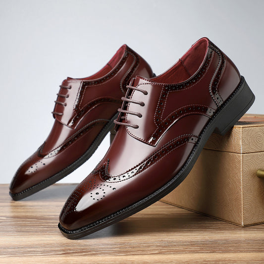 Chaussures Cuir Homme Rétro British – Élégantes, Confortables et Polyvalentes