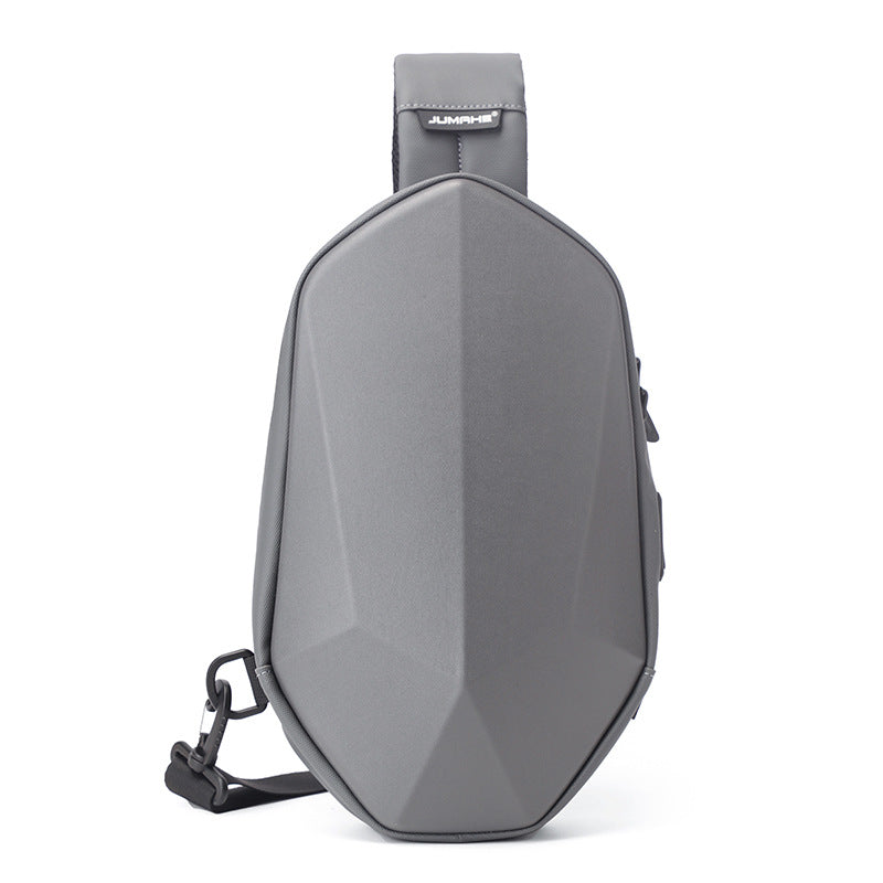 Sac bandoulière sport homme – Sac de poitrine compact pour voyage et plein air