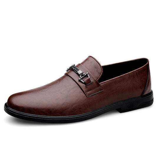 Chaussures Habillées Homme – Mocassins en Cuir de Vachette
