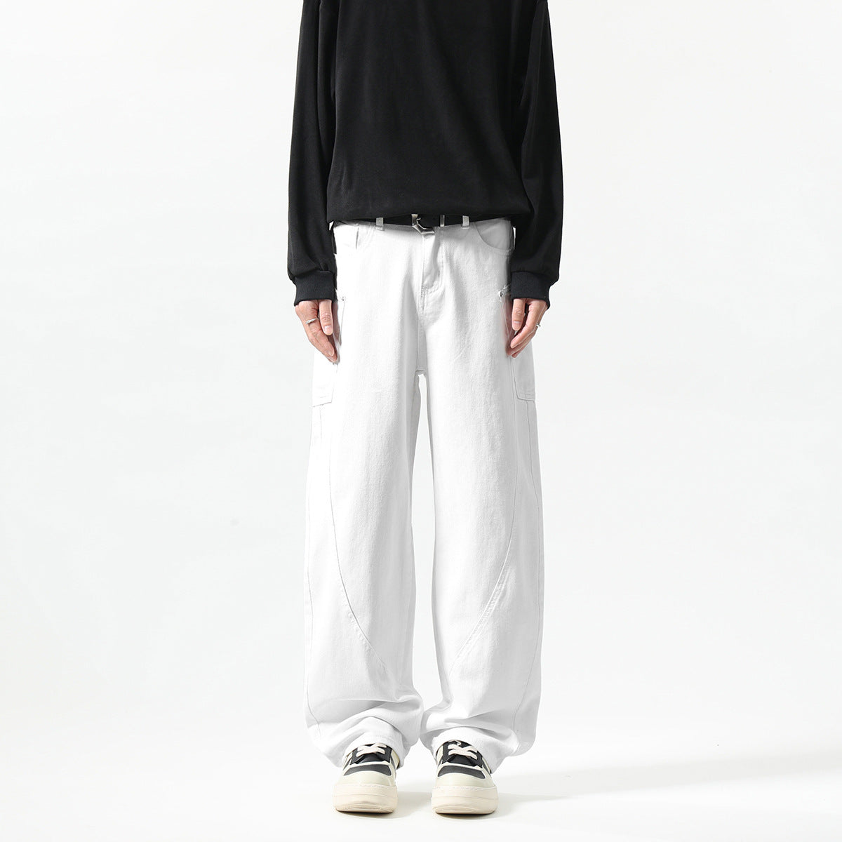 Pantalon Homme Matchet – Design Tridimensionnel avec Coutures Apparentes