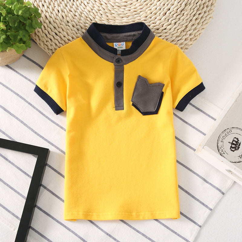 Polo enfant manches courtes – Confort et style décontracté
