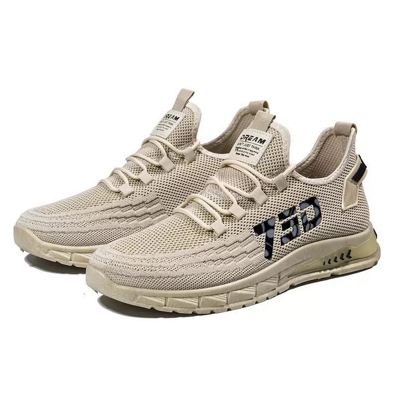 Sneakers Étudiants Homme – Mesh Estival, Légèreté et Confort Pied Fort