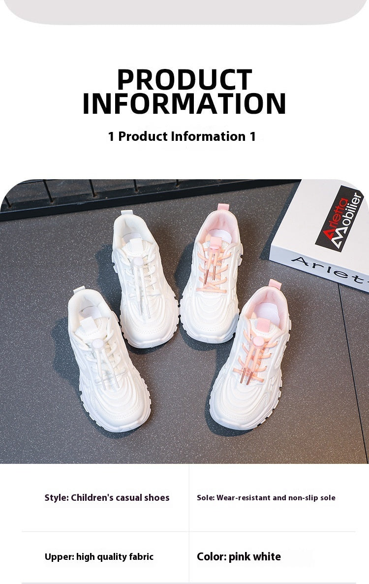 Chaussures de sport en maille respirantes pour filles – Confort et style pour l'été