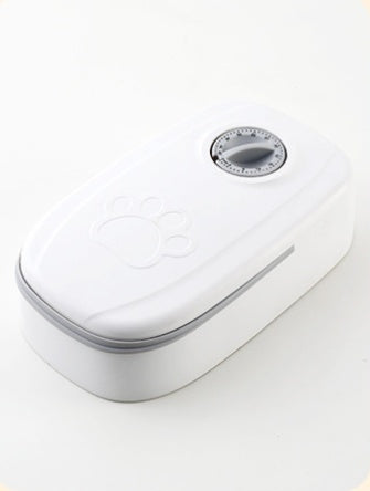 Distributeur Automatique de Nourriture pour Chien et Chat – Minuterie Programmable avec Bol en Acier Inoxydable
