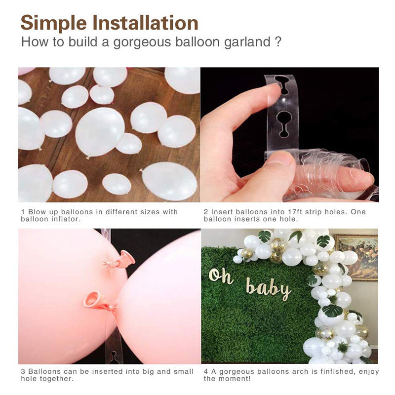 Kit de Guirlande de Ballons Violet, Or et Macaron Bourgogne avec Confettis Blancs – 121 Pièces