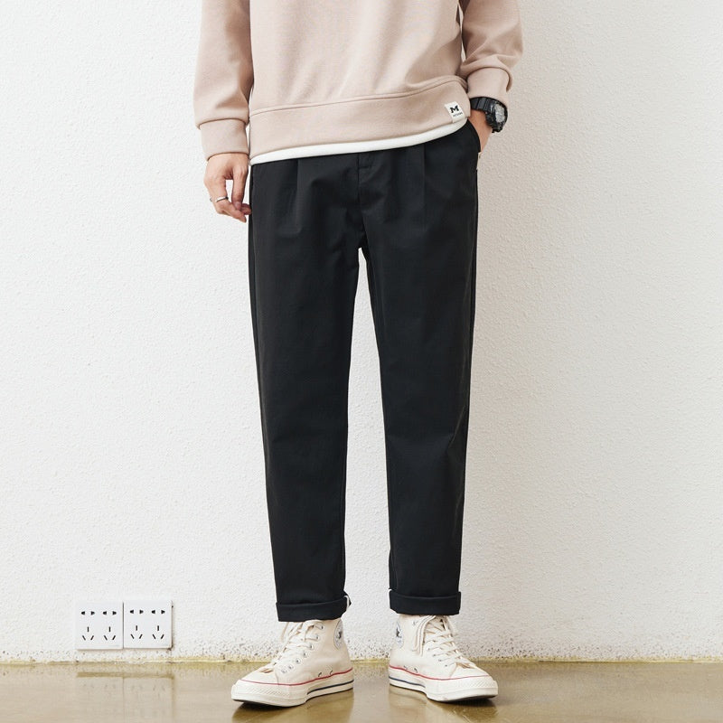 Pantalon Droit Homme Kaki – Simple, Polyvalent et Confortable