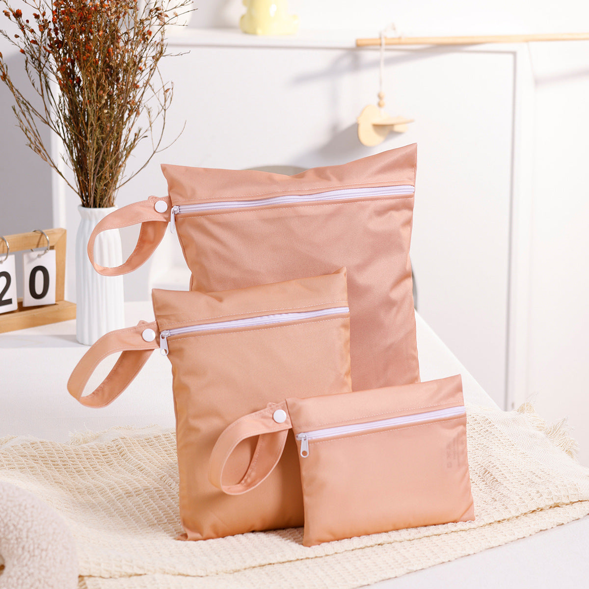 Lot de 3 Sacs de Rangement Imprimés pour Vêtements – Organisation Pratique et Élégante