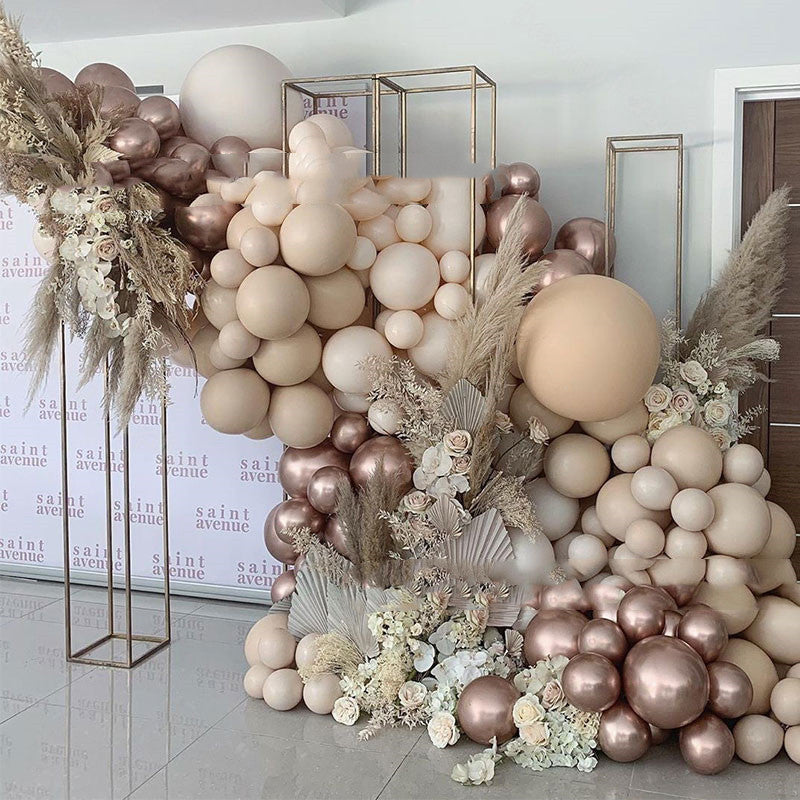Kit Guirlande Ballons Tons Nude & Beige – 97 à 167 pièces