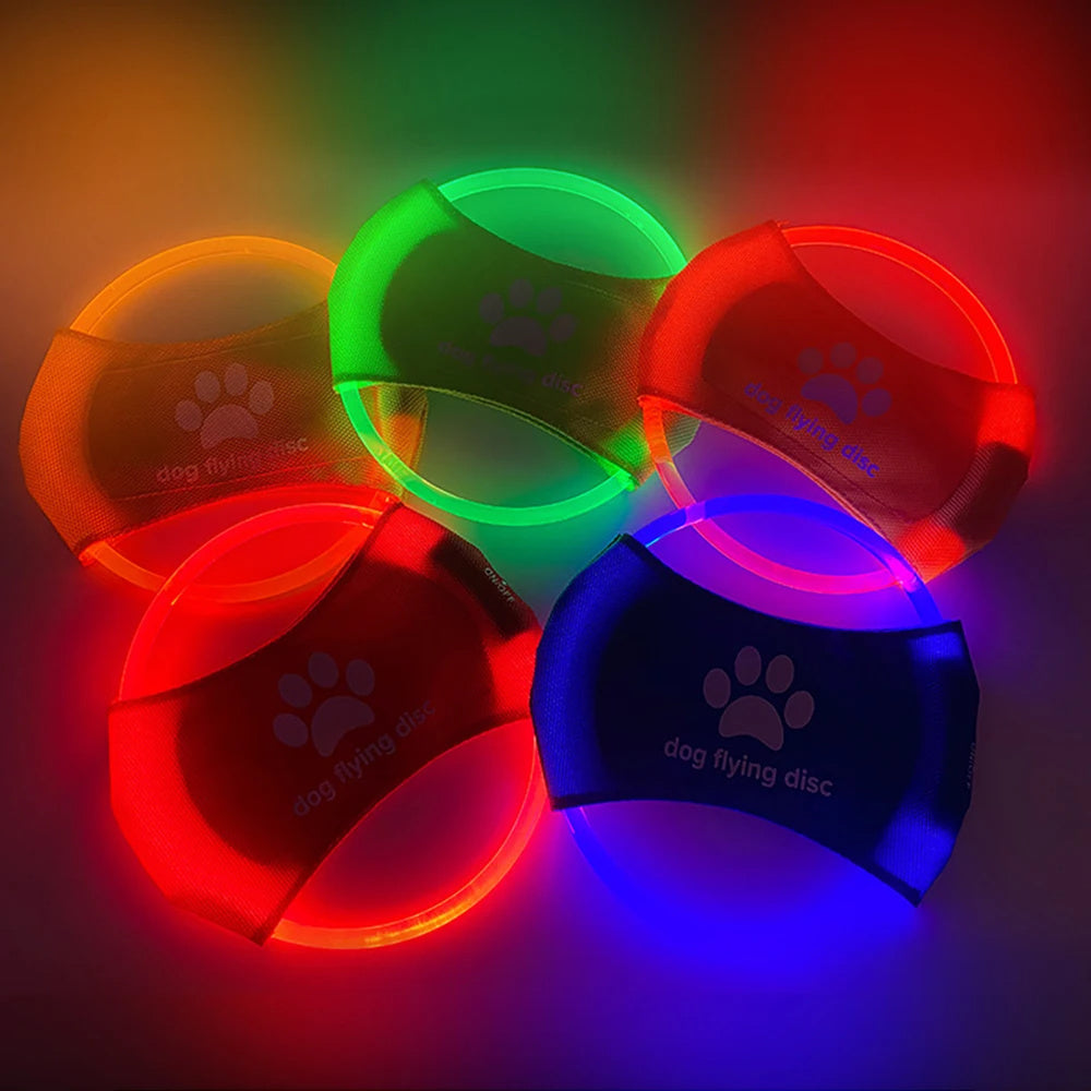 Disque Volant Lumineux pour Chien – Jouet Interactif LED pour Jeux Nocturnes