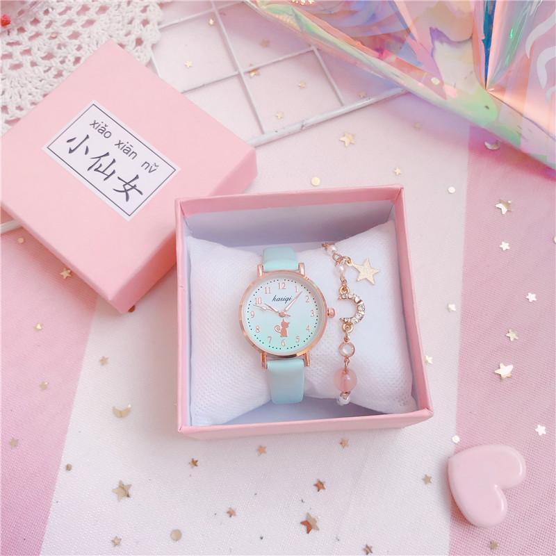 Montre Enfant Style Collège – Design Simple et Nature, Bracelet en Toile Respirant