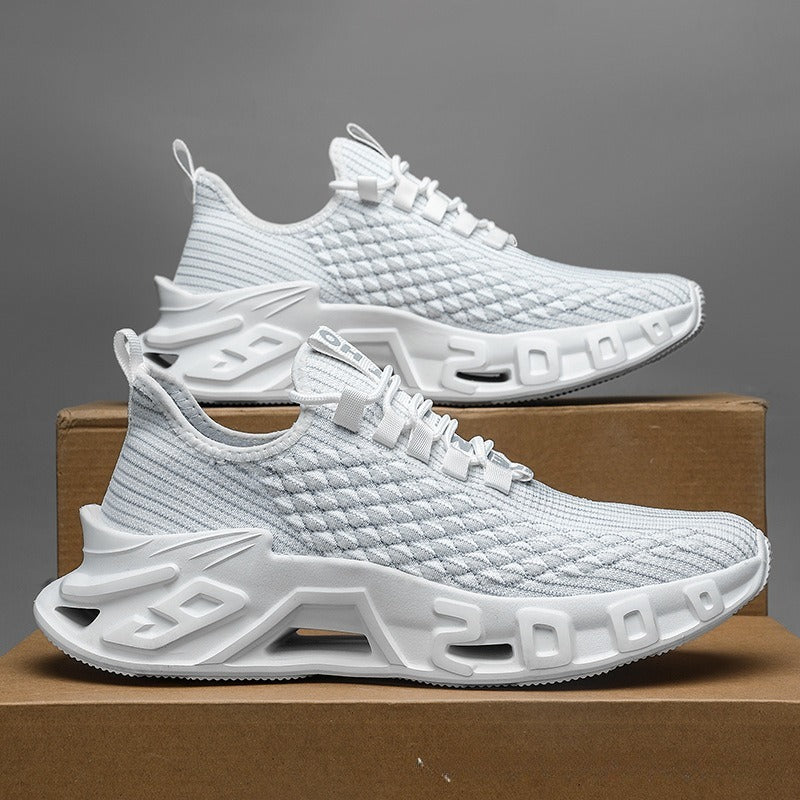 Chaussures Sport Grandes Tailles Homme – Mesh Respirant & Semelle de Course Stylée