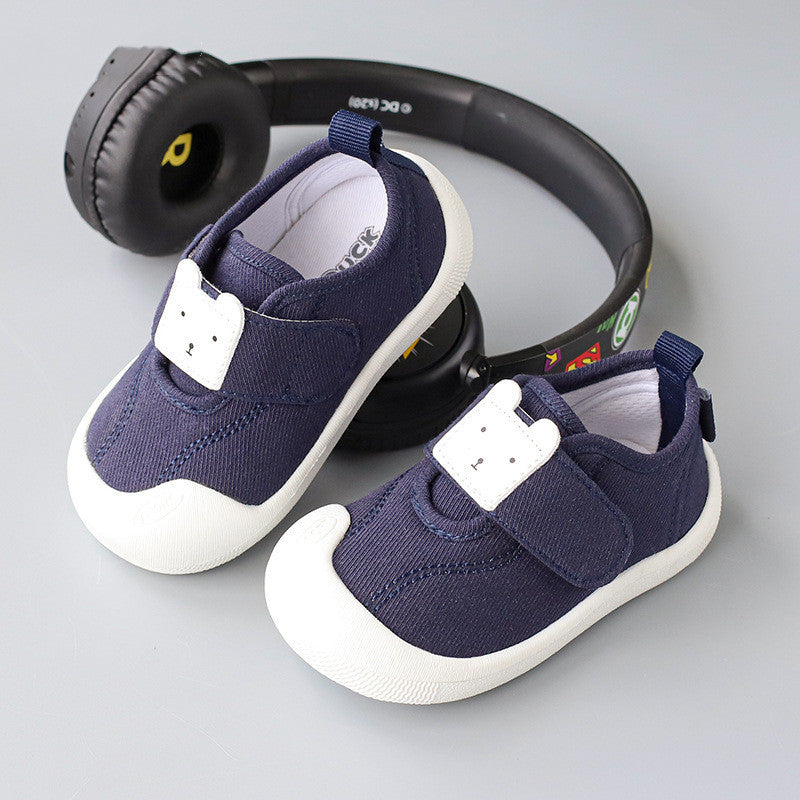 Chaussures en tissu coton pour bébé et tout-petit – Souples, respirantes et antidérapantes