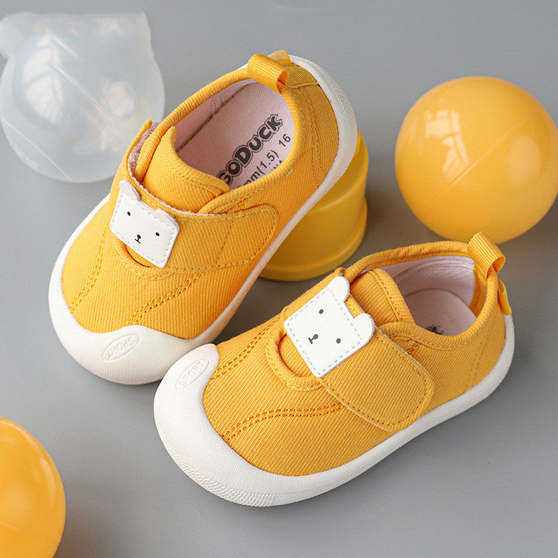 Chaussures en tissu coton pour bébé et tout-petit – Souples, respirantes et antidérapantes