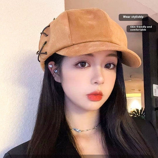 Casquette gavroche unisexe – petit panneau casual