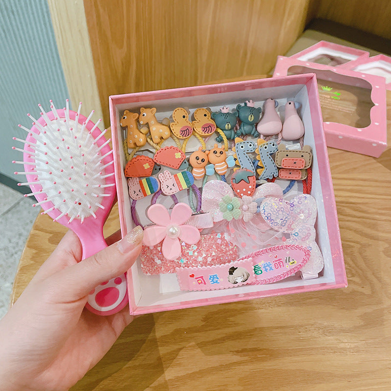 Set d’Accessoires Cheveux Enfants 28 pièces – Coffret Cadeau Filles, Varié et Coloré