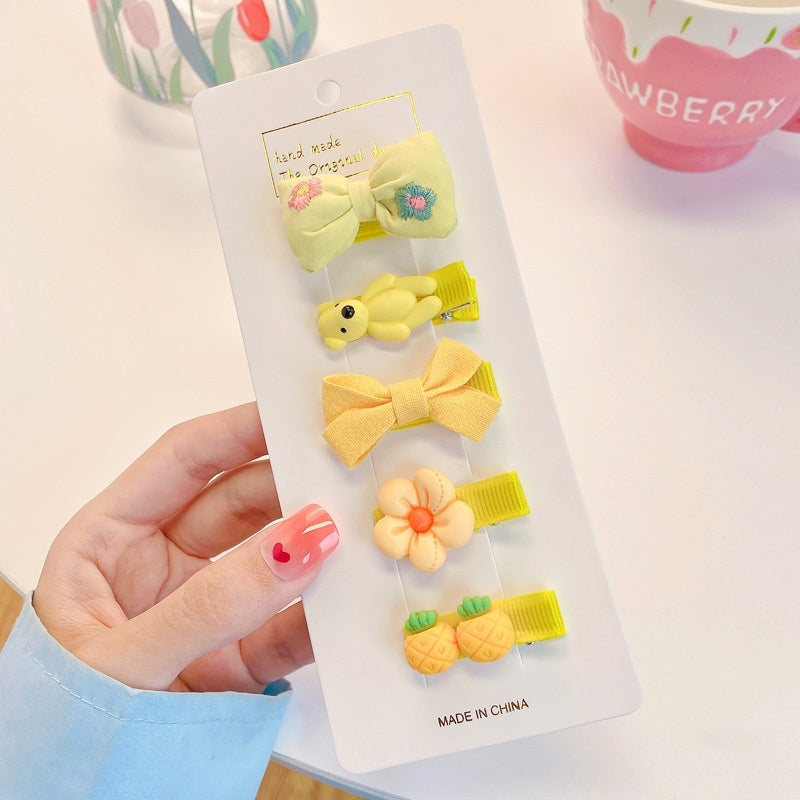 Barrettes Bébé – Mini Clips Colorés et Ludiques pour Enfants