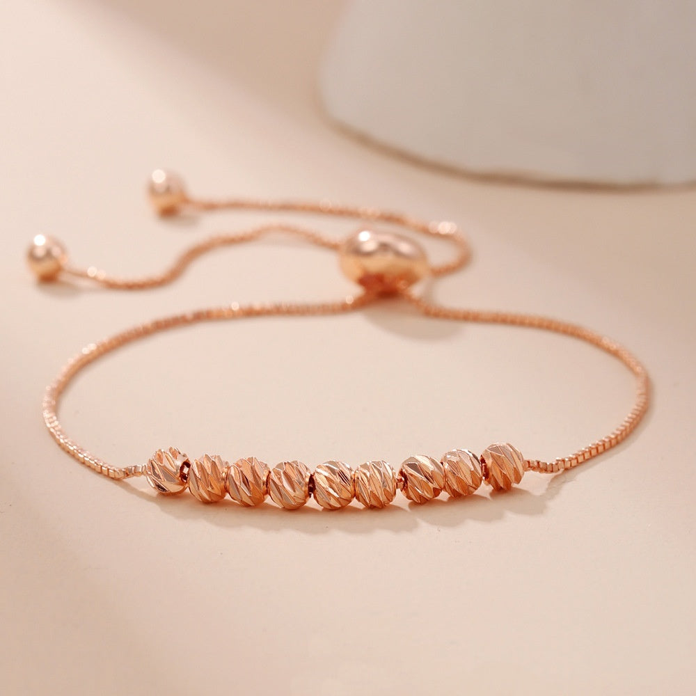 Bracelet à perles chanceuses – chaîne boîte 9 perles