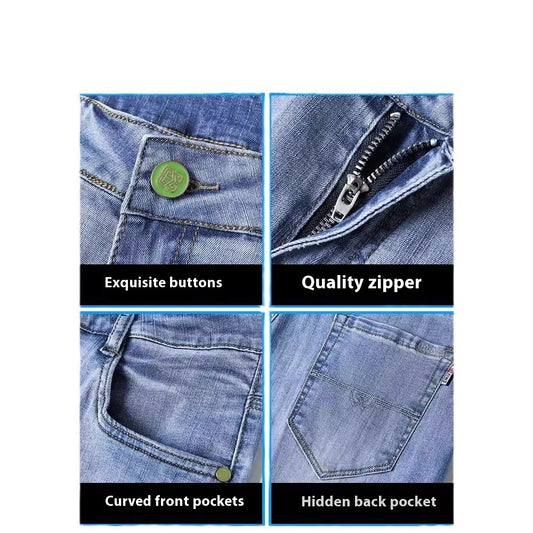 Pantalon Homme Droit et Ample – Style High Street Printemps/Été