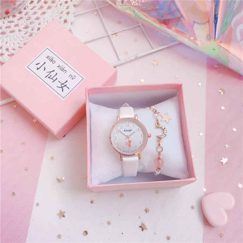 Montre Enfant Style Collège – Design Simple et Nature, Bracelet en Toile Respirant