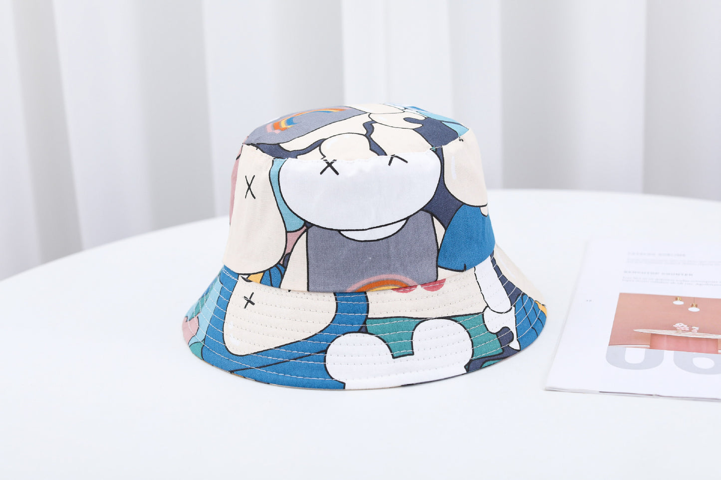 Chapeau de Soleil Enfant à Motif Dinosaure – Large Bord, Protection Solaire