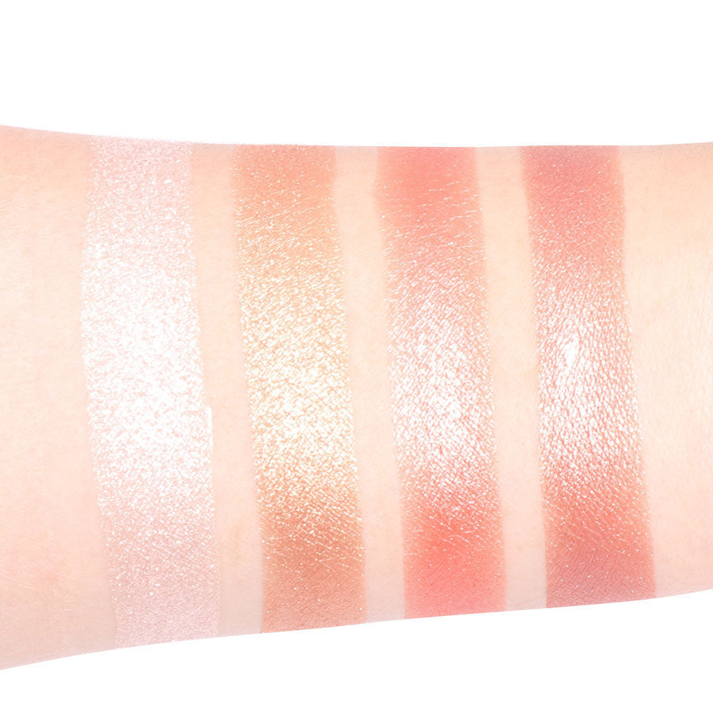 Palette 4-en-1 : Highlighter, Fard à Paupières, Blush & Contouring