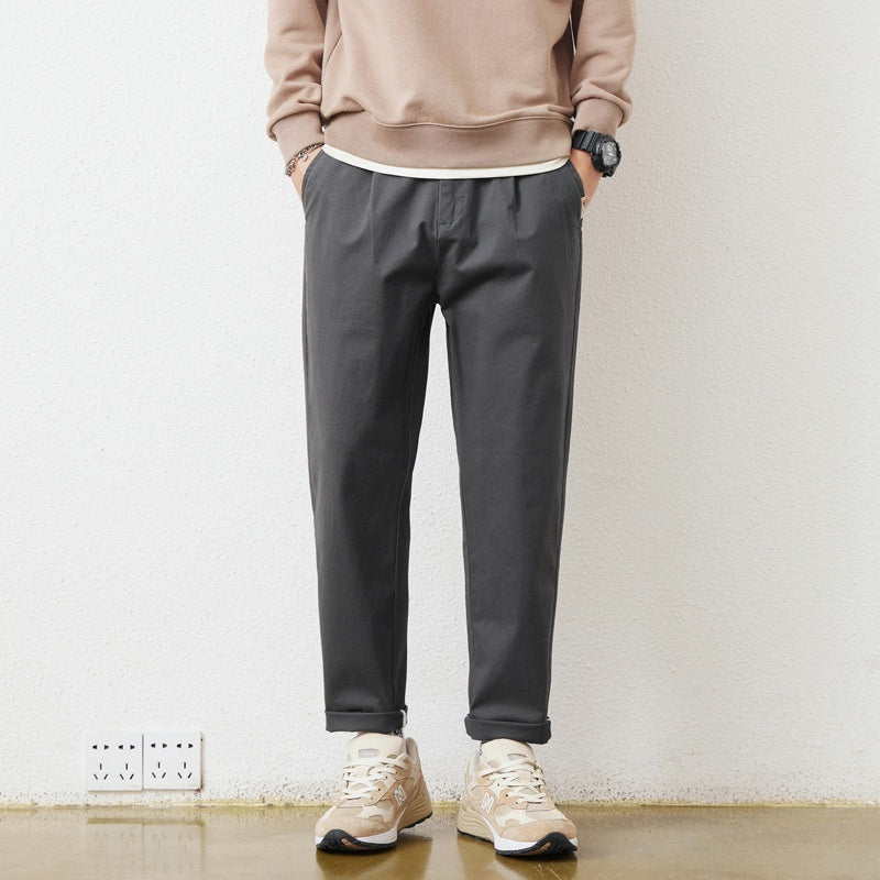 Pantalon Droit Homme Kaki – Simple, Polyvalent et Confortable