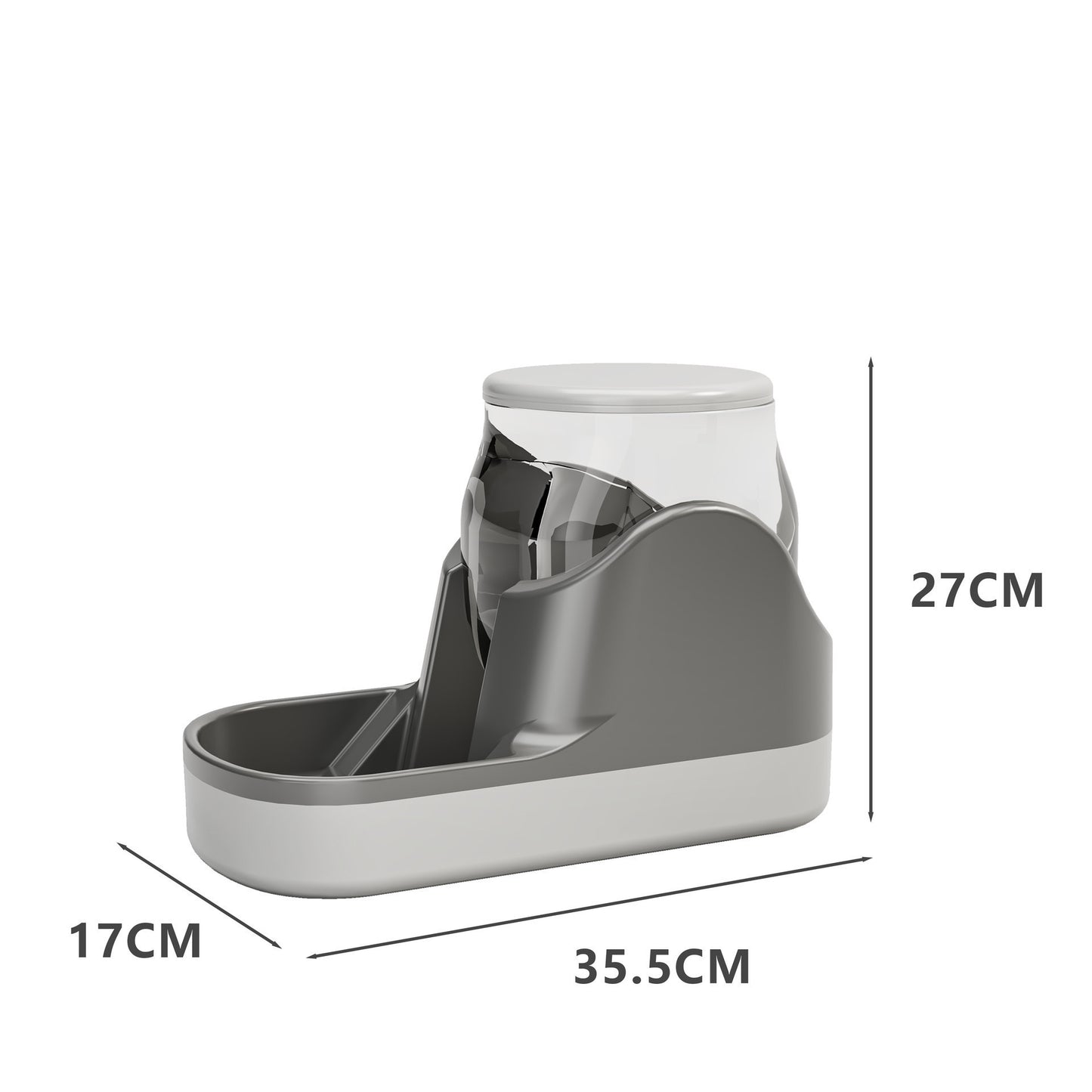 Distributeur d'Eau Automatique pour Chien et Chat – Système à Gravité, Grande Capacité, Facile à Nettoyer