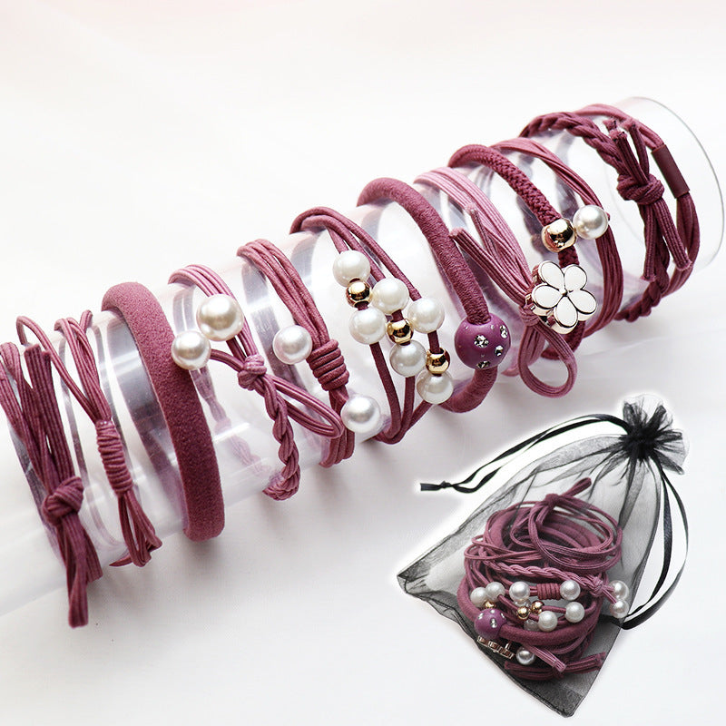 Lot de 12 Élastiques à Cheveux Hautement Élastiques – Accessoires Capillaires Pratiques