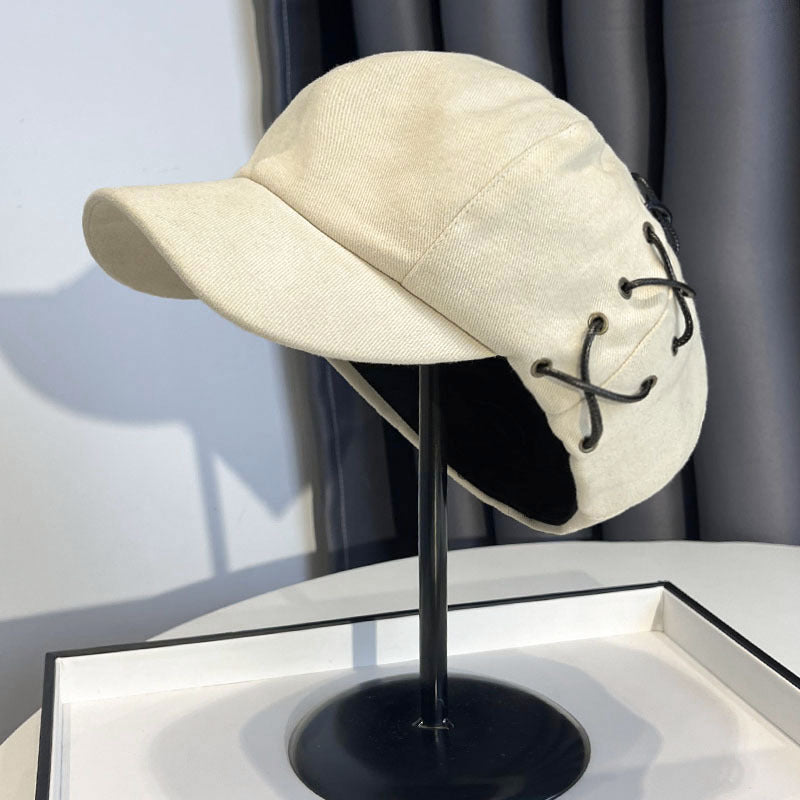 Casquette gavroche unisexe – petit panneau casual