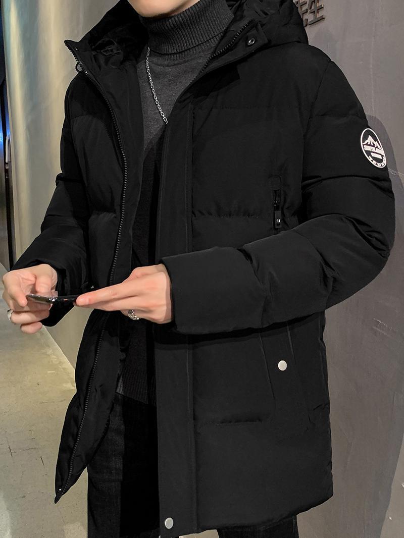 Doudoune hiver homme épaissie – Veste en coton chaude pour jeunes