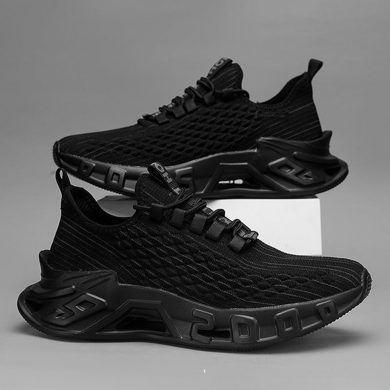 Chaussures Sport Grandes Tailles Homme – Mesh Respirant & Semelle de Course Stylée