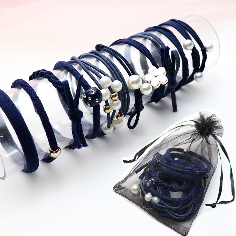 Lot de 12 Élastiques à Cheveux Hautement Élastiques – Accessoires Capillaires Pratiques