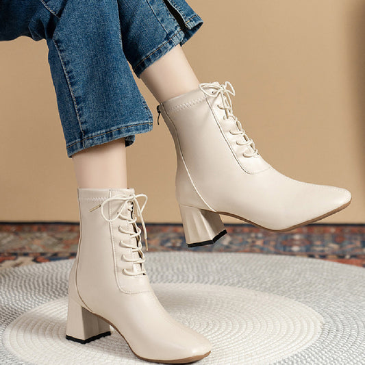 Nouvelles bottines style Martin casual femme
