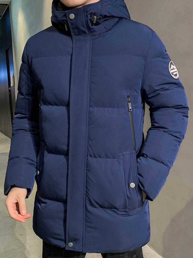 Doudoune hiver homme épaissie – Veste en coton chaude pour jeunes