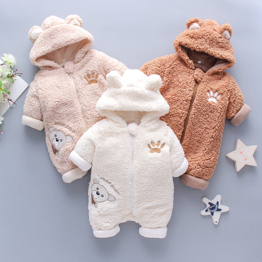 Combinaison d'hiver en coton pour bébé – Vêtement chaud et confortable