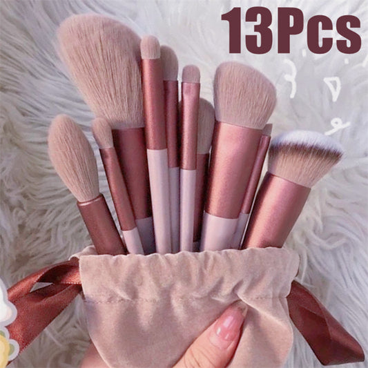 Set de 13 pinceaux de maquillage