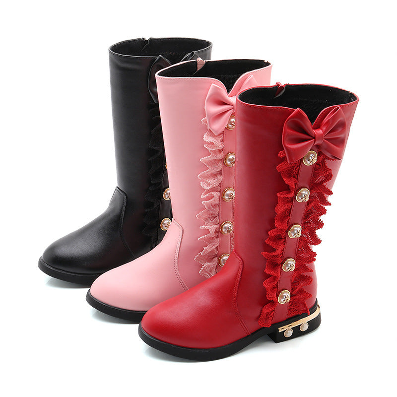 Bottes courtes doublées en polaire pour filles – Chaudes et confortables pour l'hiver