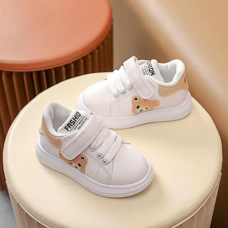 Chaussures sportives enfants motif ourson – Légères, fun et confortables