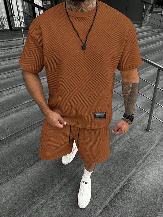 Ensemble homme manches courtes et shorts – Simple, confortable et respirant