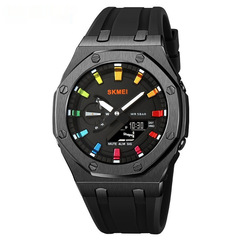 Montre électronique sportive étanche et lumineuse – Multifonction, design moderne