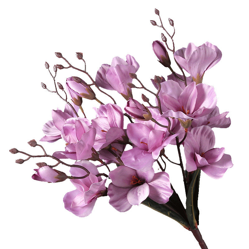 Bouquet de Fleurs Artificielles Gladiolus et Magnolia