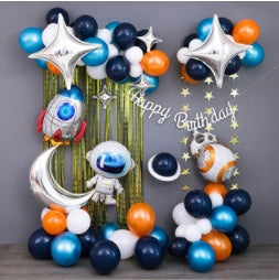 Kit de Ballons "Noir Étoilé" – 120 Pièces