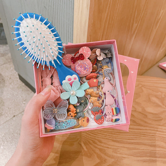 Set d’Accessoires Cheveux Enfants 28 pièces – Coffret Cadeau Filles, Varié et Coloré
