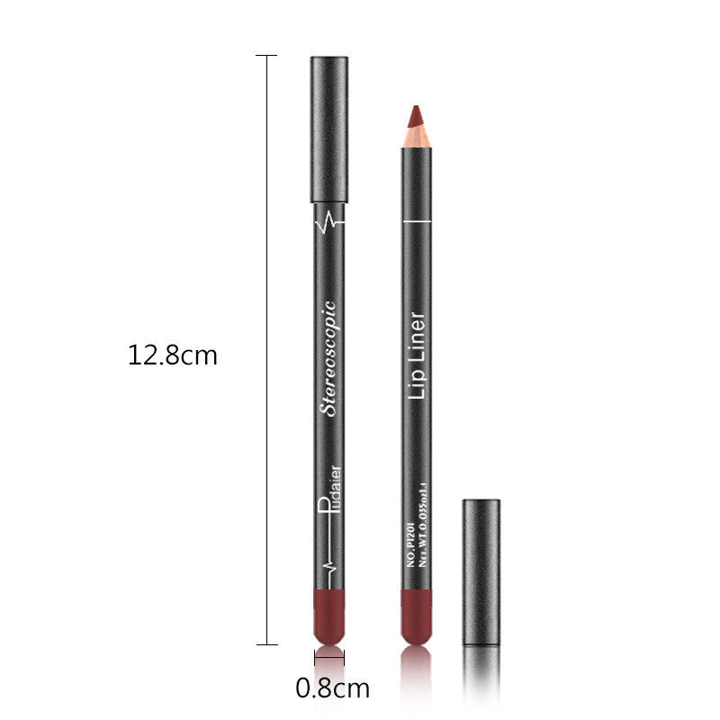 Waterproof Non-Marking Matte Velvet Lipstick Pen – Crayon à Lèvres Mat et Velouté