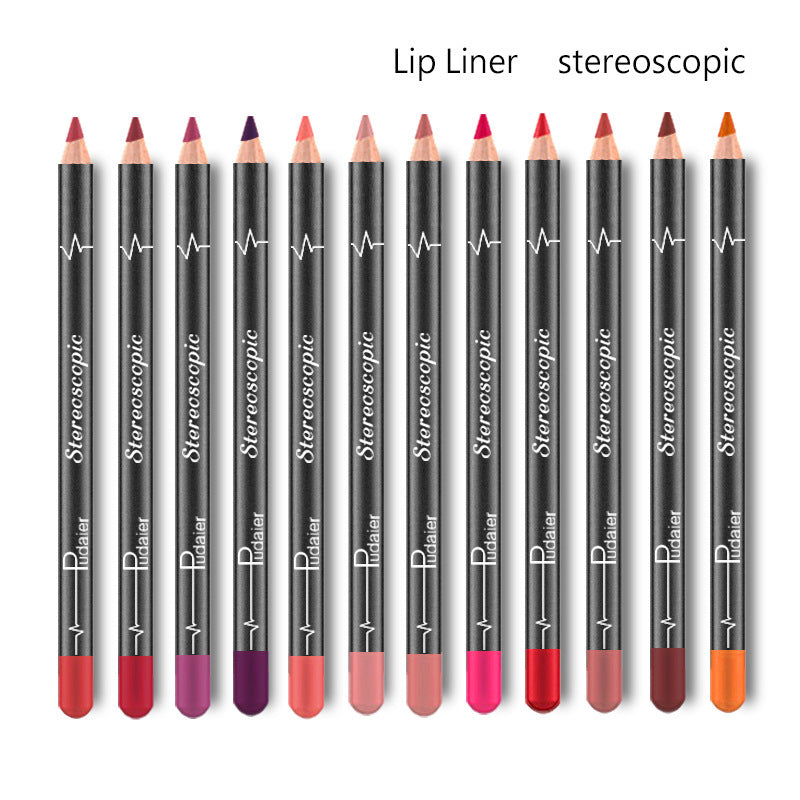 Waterproof Non-Marking Matte Velvet Lipstick Pen – Crayon à Lèvres Mat et Velouté