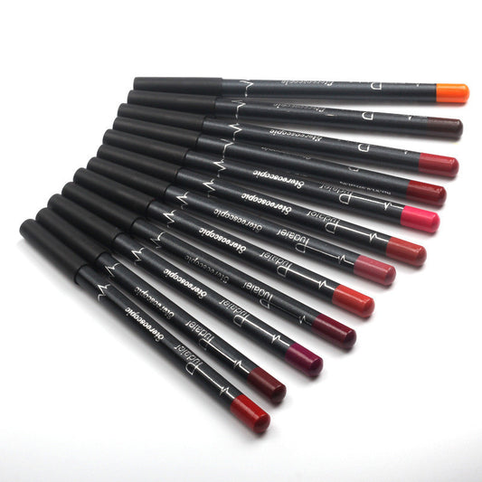 Waterproof Non-Marking Matte Velvet Lipstick Pen – Crayon à Lèvres Mat et Velouté