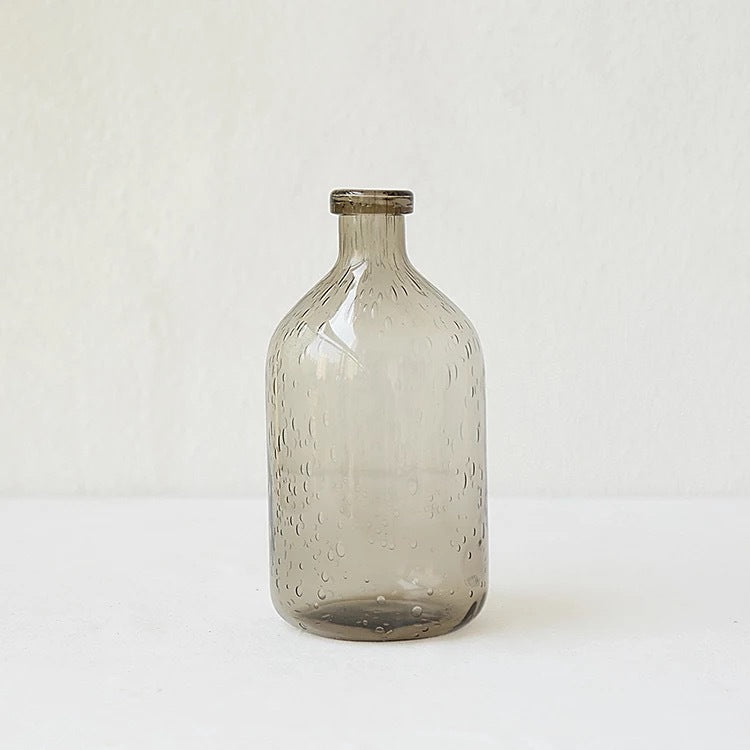Vase en verre à bulles – Élégance artisanale pour votre intérieur